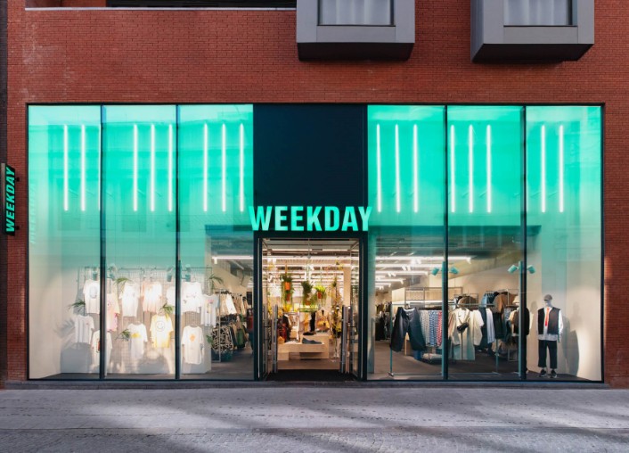 Weekday Store in the city centre of Sheffield